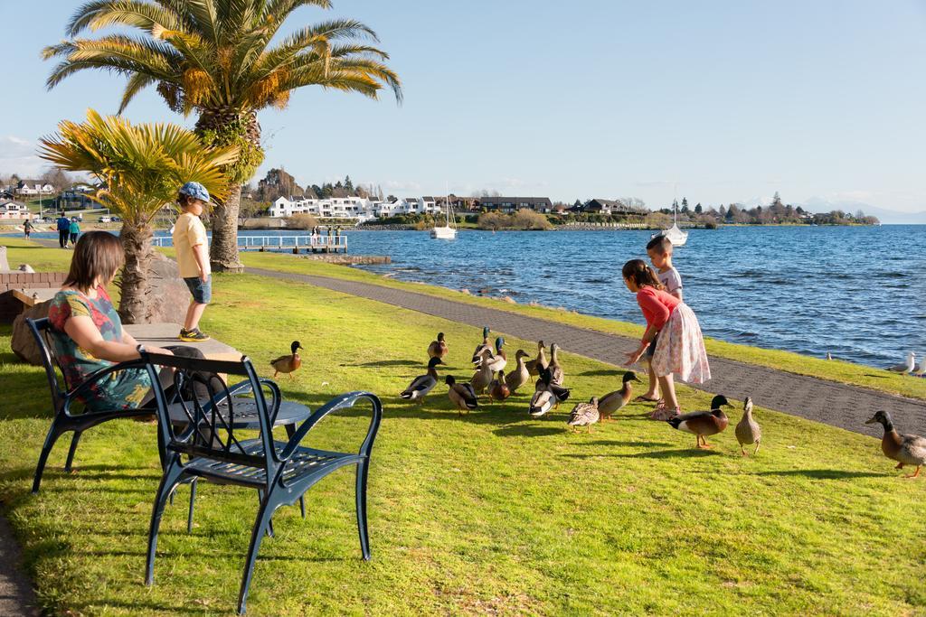 Oasis Beach Motel Lac Lac Taupo Extérieur photo